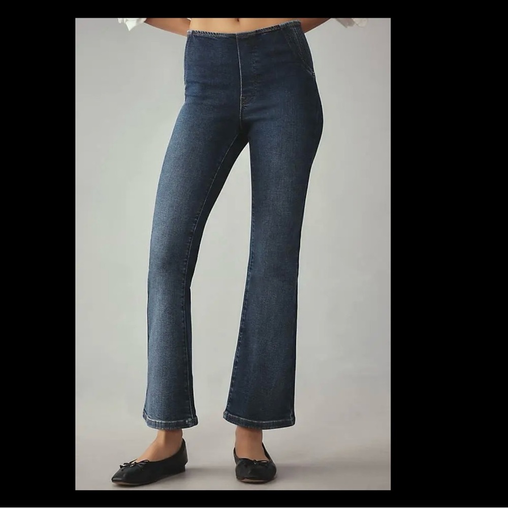 Anthropologie Pilcro Dark Blue Cropped Jeans